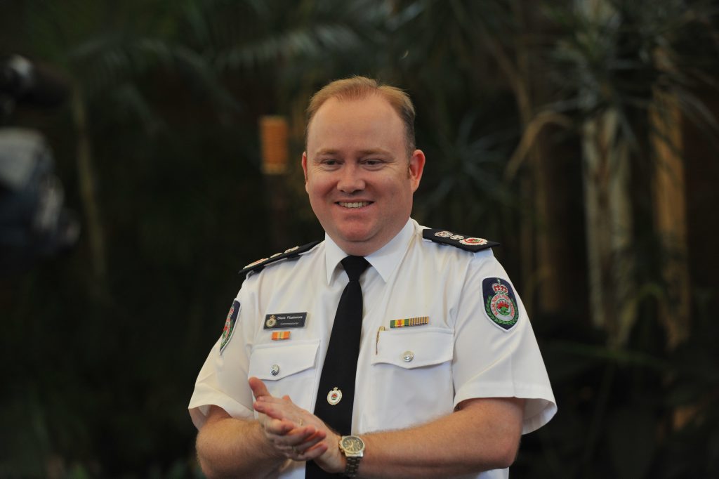 Shane fitzsimmons commisioner rural fire service Photo. Trevor Veale , Coffs Coast Advocate Shane fitzsimmons commisioner rural fire service Photo. Trevor Veale , Coffs Coast Advocate